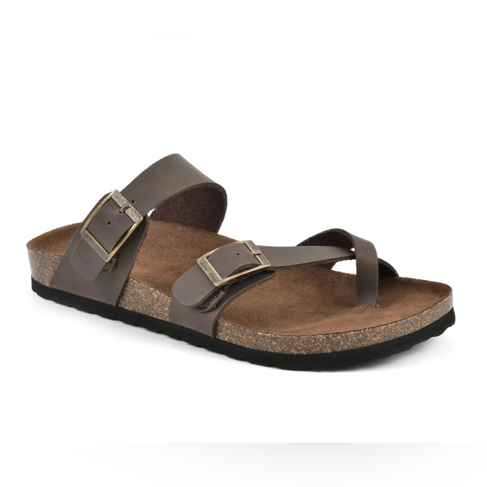 Sonoma Brown Sandals with Adjustable Straps - Size 8.5